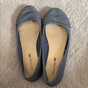 American eagle denim flats